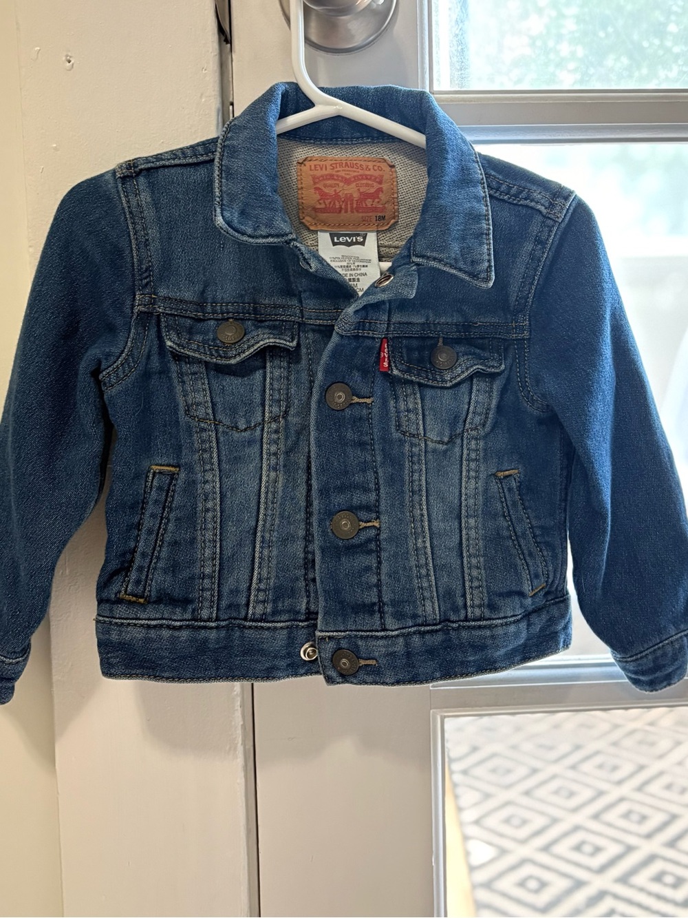 Levi's Kid's Medium Blue Denim Trucker Jacket